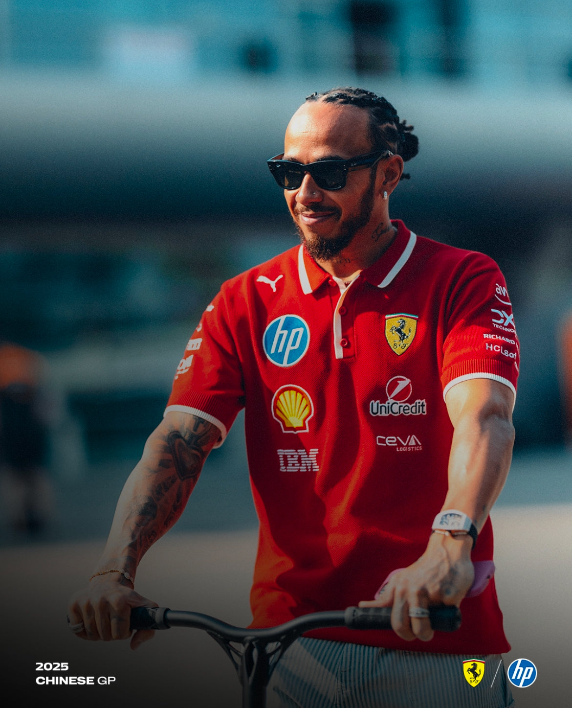 Scuderia Ferrari 2025 Team Knitted Polo