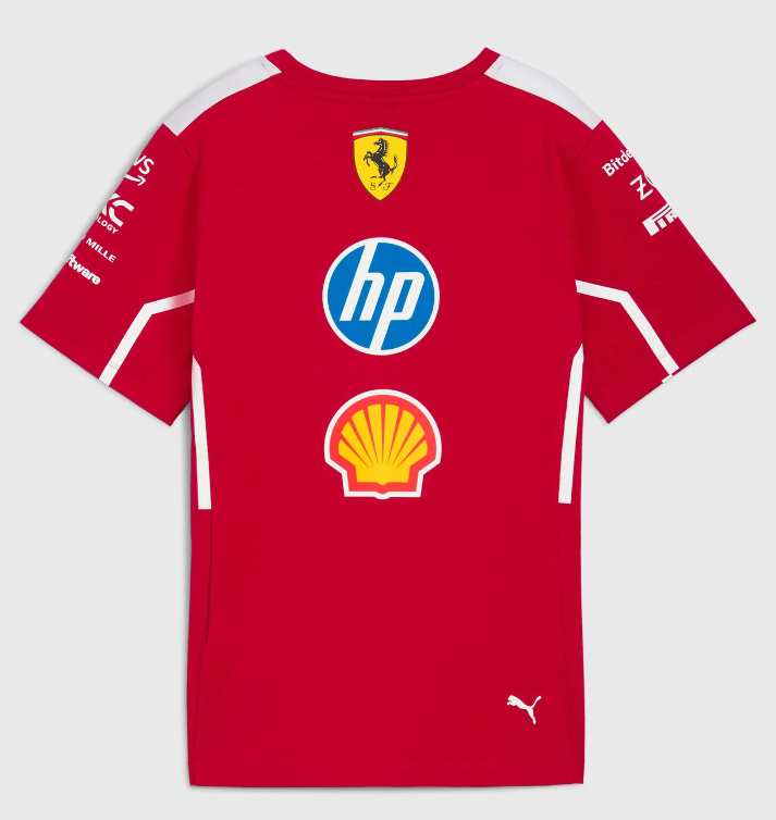 Scuderia Ferrari 2025 Team T-Shirt - Red