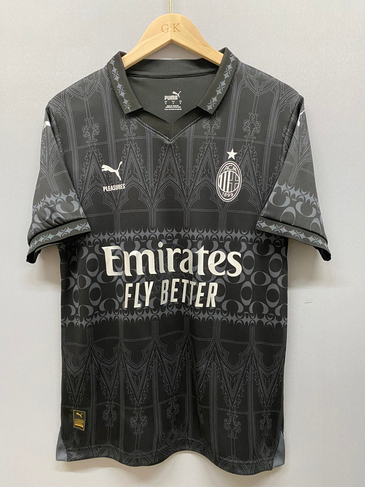 AC Milan 23/24 x Pleasures Fourth Kit - Black
