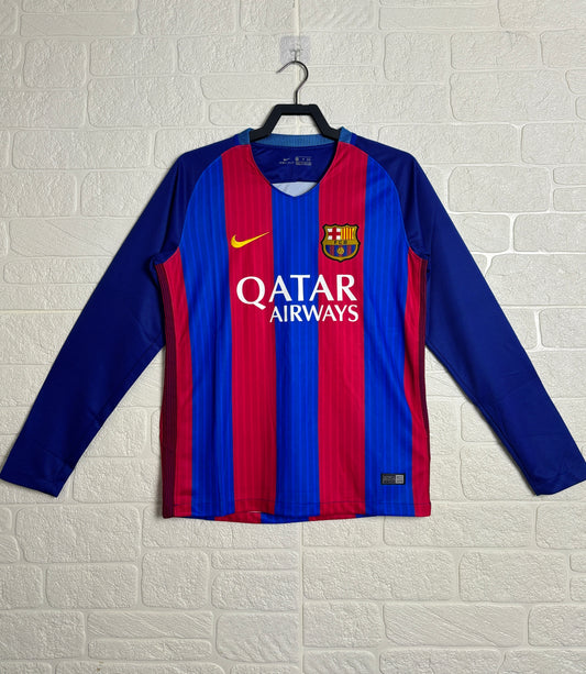 FC Barcelona 16/17 Home Jersey - Long Sleeve