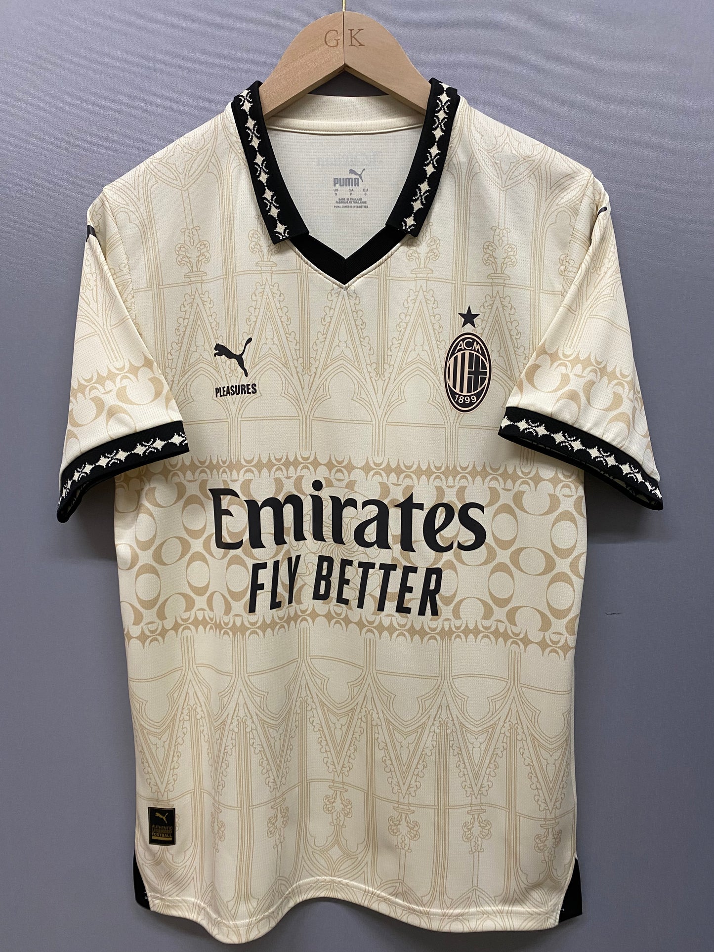 AC Milan 23/24 x Pleasures Fourth Kit - Cream